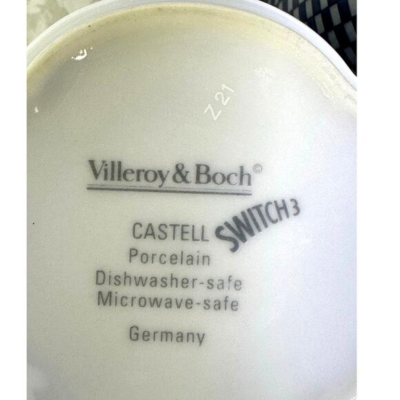Villeroy & Boch Switch 3 1996-2020 Retired Castell Corsica 3.5" Mugs-Set of 3 - Picture 9 of 9